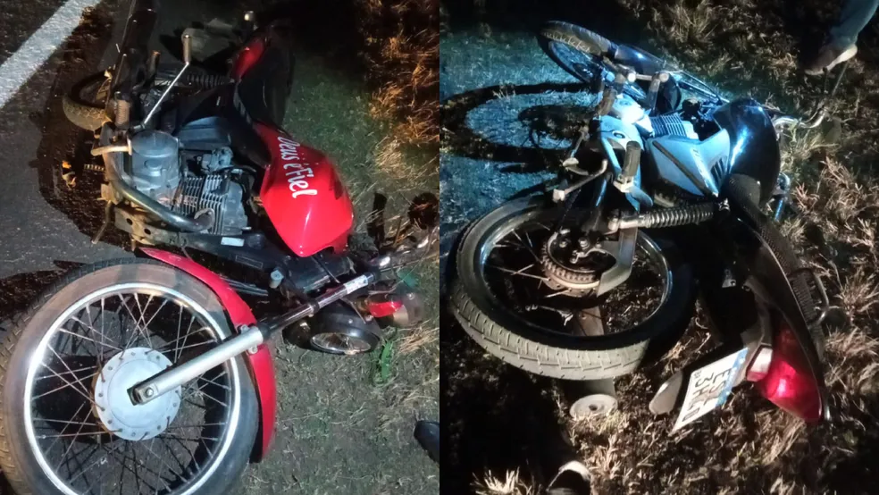 Pai e filho são atropelados enquanto trocavam pneu de moto às margens de rodovia na região 