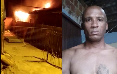 Casa de assassino de Emanuelle pega fogo em Chavantes