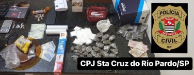 Polícia Civil prende mulher por receptação, após furto em instituição de caridade em Santa Cruz do Rio Pardo