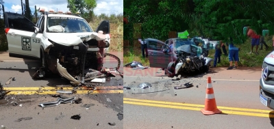 Gravíssimo acidente em Santa Mariana envolve colisão entre dois veículos no norte do Paraná 