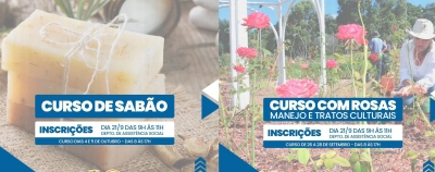 Salto Grande oferece cursos de Rosa-Manejo e Sabão Artesanal em Parceria com o SENAR e Sindicato Rural