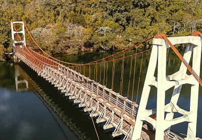Quase três anos após incêndio, Ponte Pênsil de Chavantes é entregue revitalizada