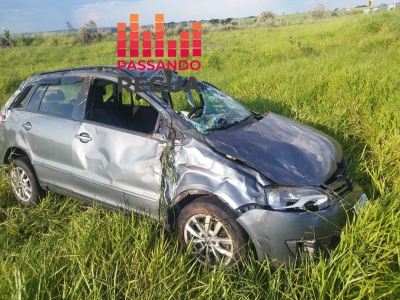 Acidente na Castello Branco, em Santa Cruz, deixa três feridos, incluindo policial militar