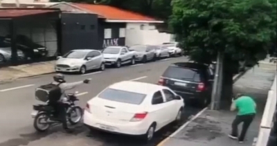 Ação de atirador que executou homem em Marília foi registrada por câmera de segurança   