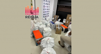 Operação conjunta da Polícia Federal e Receita Federal apreende produtos contrabandeados em Ourinhos 