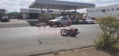 Motociclista sofre ferimentos em acidente em Ourinhos