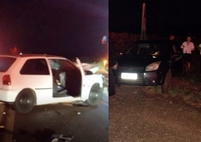 Colisão deixa feridos na rodovia em Santa Cruz do Rio Pardo; um dos condutores estava embriagado 