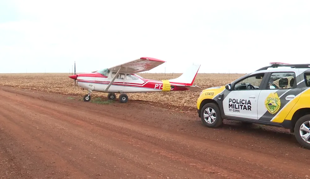 Avião com destino a Ourinhos sofre pane, e piloto faz pouso forçado em plantação de milho no Paraná