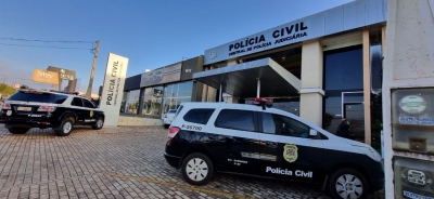 Veículo em chamas é encontrado em canavial às margens da Estrada da Cesp em Ourinhos
