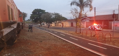 Homem de 42 anos é atropelado por trem em Ourinhos 