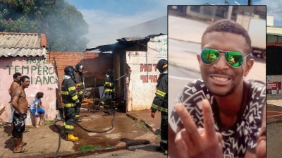 Homem morre carbonizado após incêndio atingir casa na região 