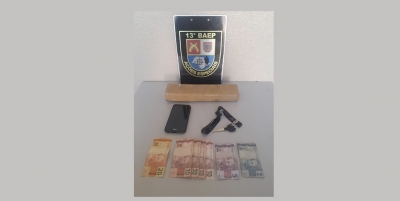 Tropa de elite da PM de SP prende homem com tablete de maconha em Ourinhos 