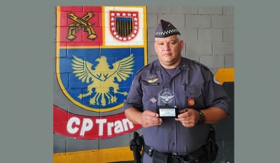 PM punido após polêmica da carteirada na região é premiado em curso de trânsito
