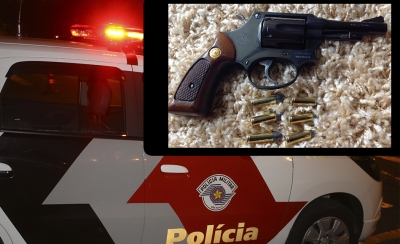 “Maranhão” é preso portando revólver no centro de Ipaussu