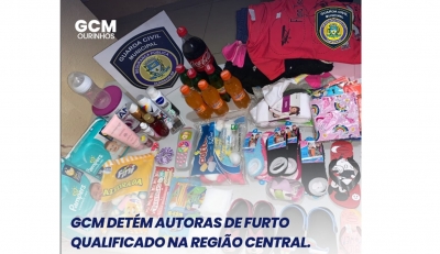 Com bebê, mulheres são presas furtando no centro de Ourinhos