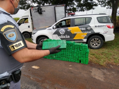 Pai e filho são detidos em grande apreensão de drogas em Santa Cruz do Rio Pardo 