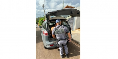 Equipe K9 do 13º BAEP prende foragido do sistema prisional em Santa Cruz do Rio Pardo