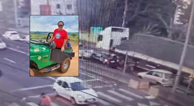 Vídeo mostra como foi acidente que causou morte de motociclista na BR-153 na região 