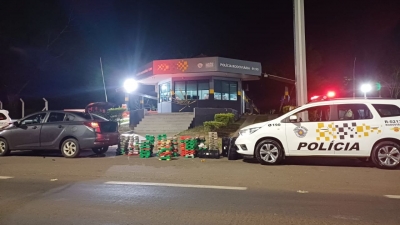 Polícia Militar Rodoviária e Polícia Federal realizam prisão e apreendem quase meia tonelada de maconha durante Operação Carnaval