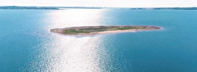 Queda no nível de represa na região revela ilha do tamanho de 5 campos de futebol no Rio Paranapanema