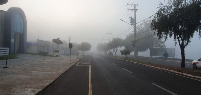 Frio e neblina marcam manhã em Ourinhos 