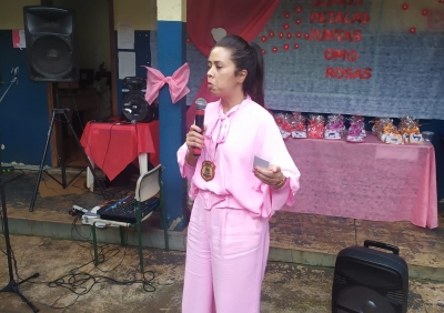 Delegada prende homem após denúncia de violência doméstica em evento em comemoração ao Dia Internacional da Mulher em Ourinhos
