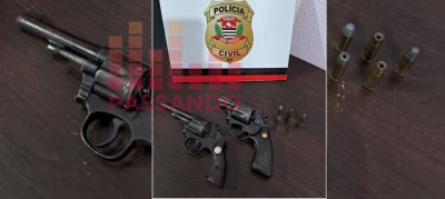 Polícia apreende armas em residência de policial militar rodoviário reformado em Ourinhos
