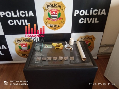 Polícia Civil prende em flagrante suspeito de tráfico de drogas em Ourinhos