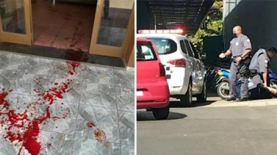 Homem invade pousada e dá 10 facadas na ex e é preso na fuga ao tentar roubar moto na região 