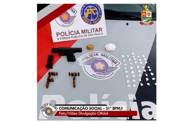 Barbeiro é preso por posse de arma e tráfico de drogas em Ourinhos 