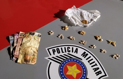 Lavrador é preso com 56 pedras de crack em São Pedro do Turvo 