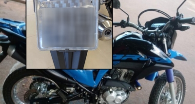 Motoboy tem placa de moto furtada em Ourinhos 